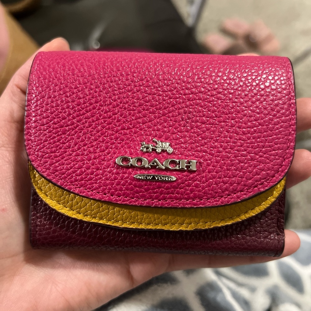 Coach compact wallet